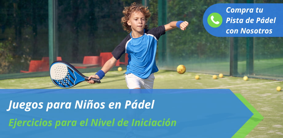 juegos y ejercicios para niños en padel