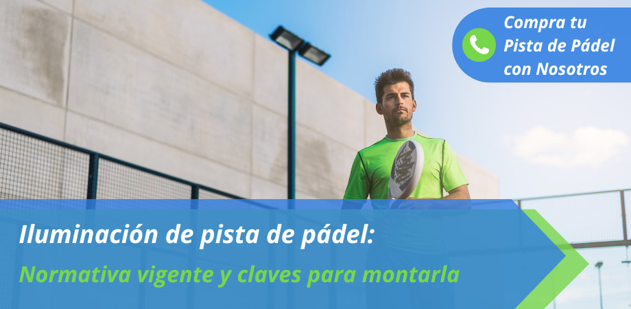 iluminacion pista padel